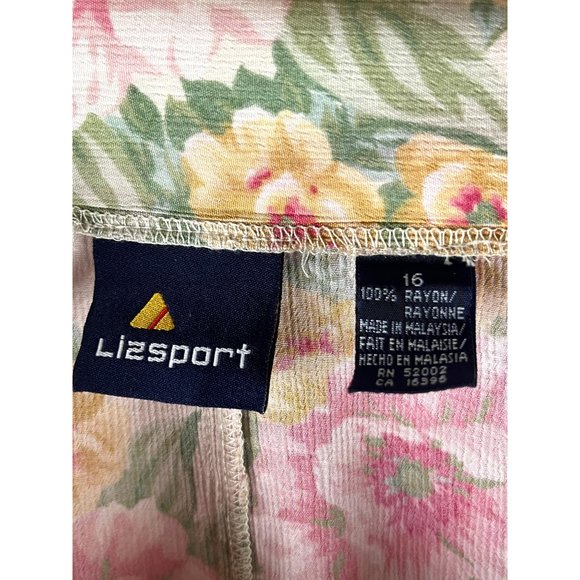 Vintage Cottage Core Lizsport Front Button Down Maxi Skirt, Women’s 16 - Picture 6 of 15